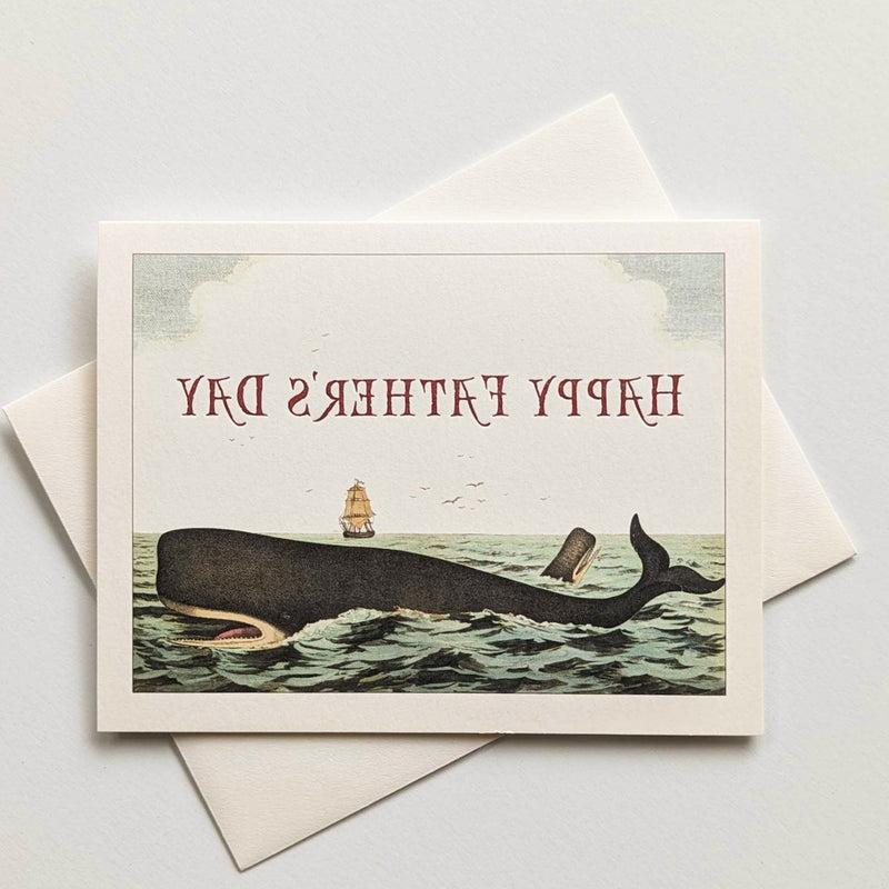 Father's Day Whale Note Card